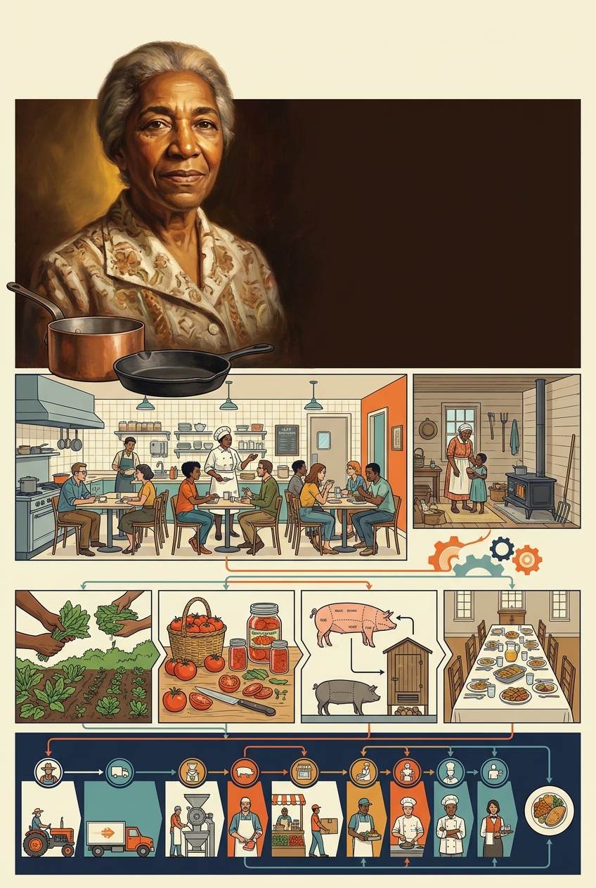 Edna Lewis, Chef — panel art
