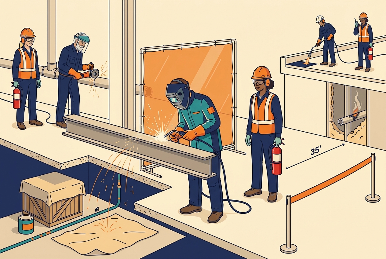 Hot Work — panel art