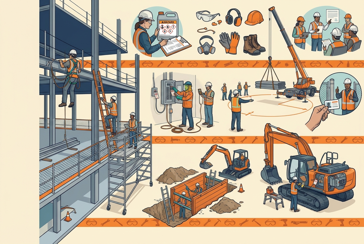 Why 10 Hours of OSHA — panel art