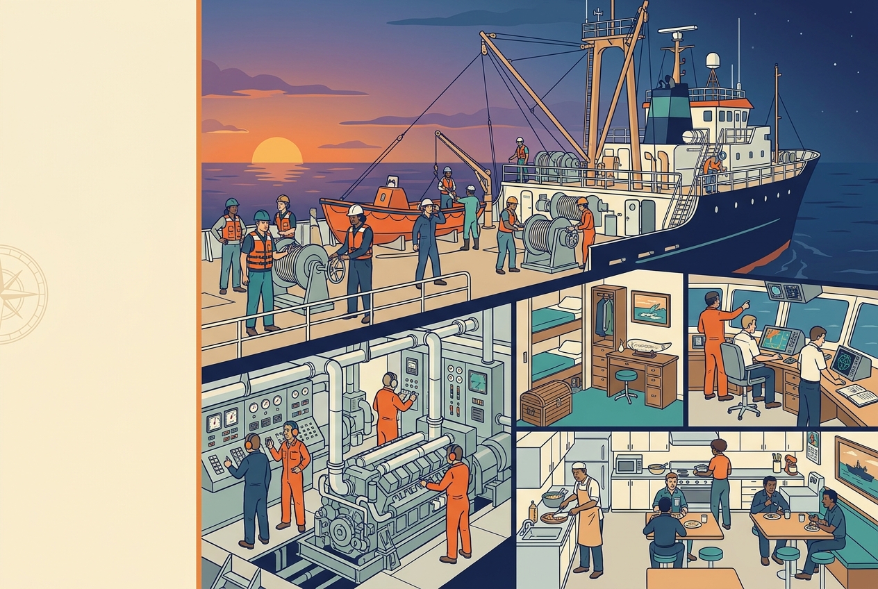Life at Sea — panel art