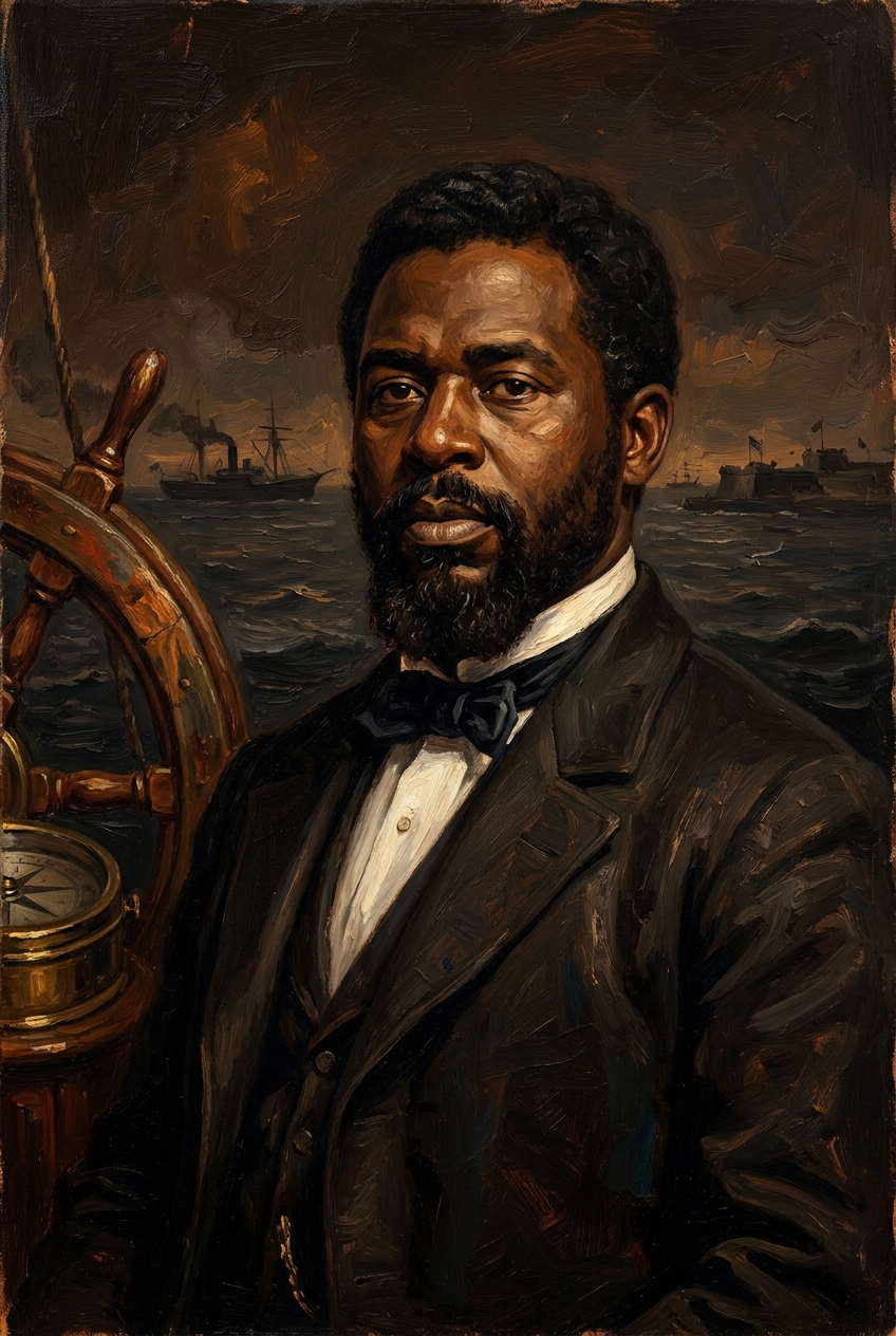 Robert Smalls, Ship's Pilot — panel art