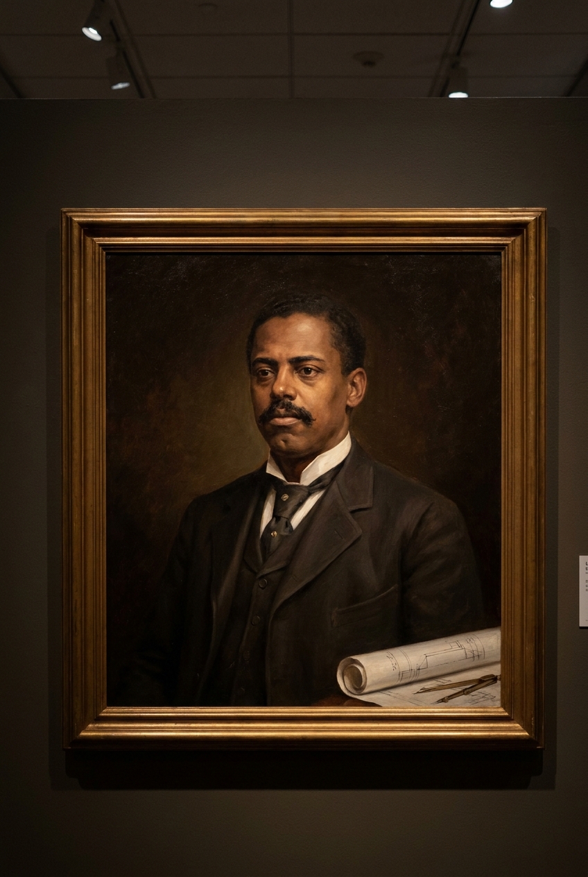 Lewis Latimer, Draftsman — panel art
