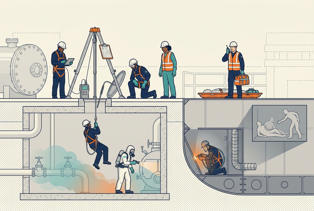 Confined Space — panel art