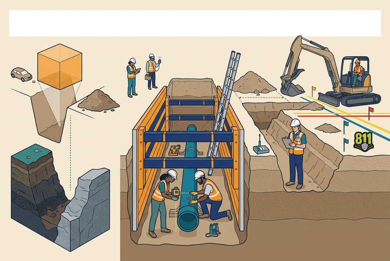 Trench Collapse — panel art