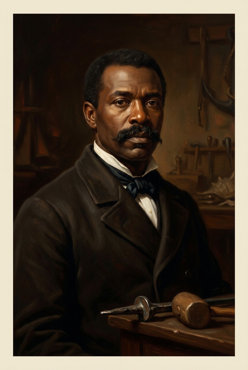 Isaac Myers, Shipyard Builder — panel art