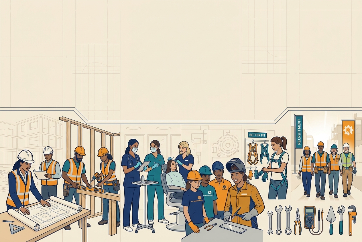 Women in the Trades — panel art